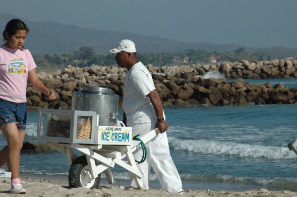 Ice cream at Punta de Mita